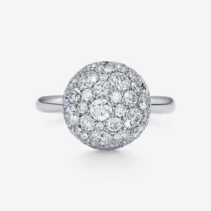 Flower Sea, 18K White Gold Ring